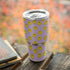 Purple Happy Face Pattern Yeti 30oz Rambler Tumbler Skin