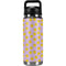 Purple Happy Face Pattern YETI Rambler 26oz Bottle Skin