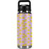 Purple Happy Face Pattern YETI Rambler 26oz Bottle Skin