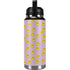 Purple Happy Face Pattern YETI Rambler 36oz Bottle Skin