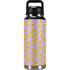Purple Happy Face Pattern YETI Rambler 36oz Bottle Skin