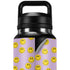 Purple Happy Face Pattern YETI Rambler 36oz Bottle Skin
