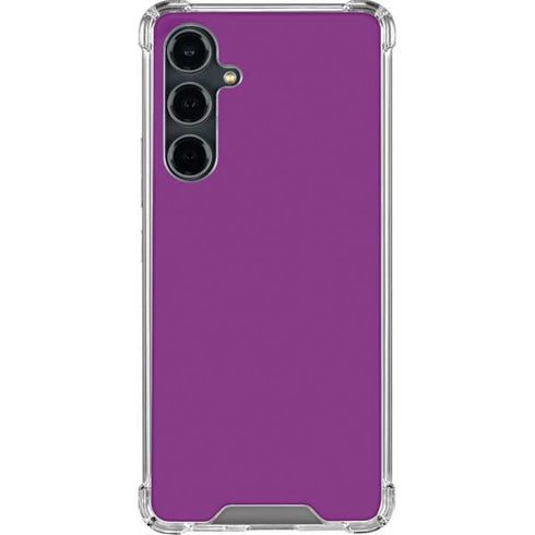 Purple Galaxy S23 FE Clear Case