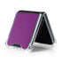 Purple Galaxy Z Flip5 5G Clear Case