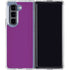 Purple Galaxy Z Fold5 5G Clear Case