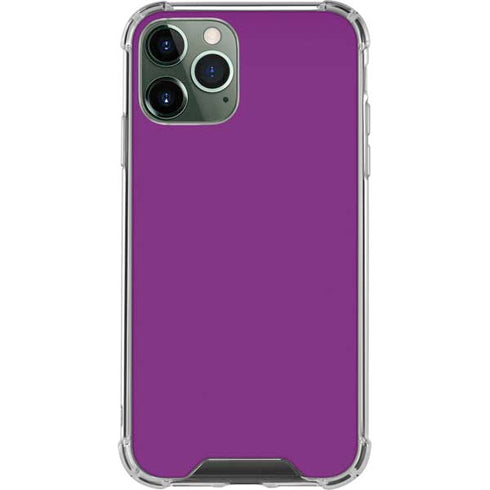 Purple iPhone 11 Pro Max Clear Case