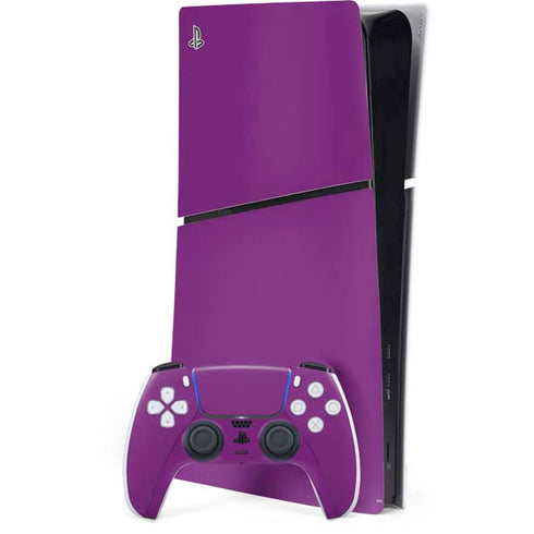Purple PS5 Slim Digital Edition Console Skin