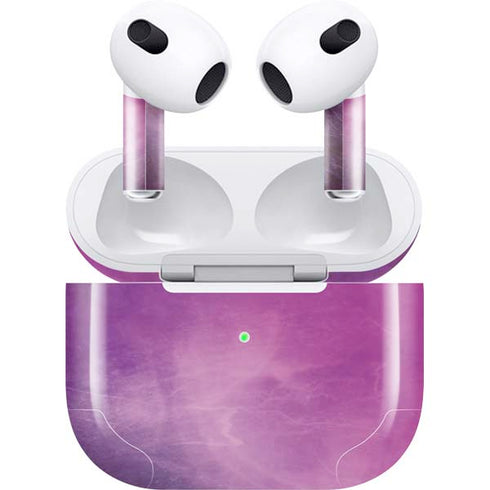 Purple Space Marble Apple AirPods (3rd Gen 2021) Skin