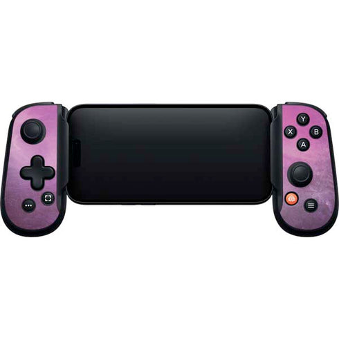 Purple Space Marble Backbone One for iPhone Game Controller Skin
