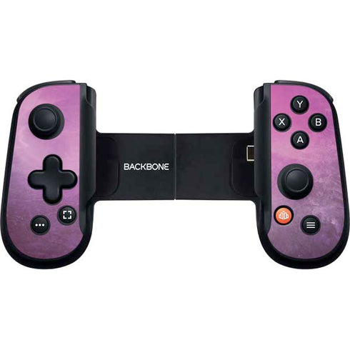 Purple Space Marble Backbone One for iPhone Game Controller Skin