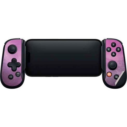 Purple Space Marble Backbone One for iPhone Game Controller Skin