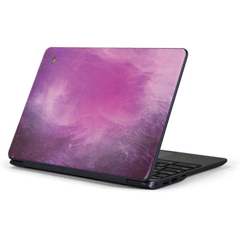 Purple Space Marble Samsung Chromebook Skin