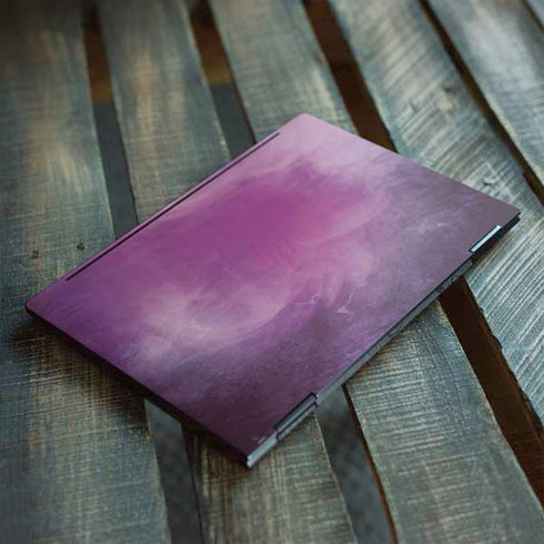 Purple Space Marble HP Envy Skin