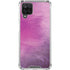 Purple Space Marble Galaxy A12 Clear Case