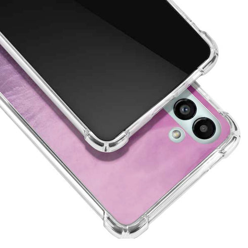 Purple Space Marble Galaxy A13 5G Clear Case