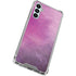 Purple Space Marble Galaxy A15 5G Clear Case