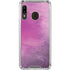 Purple Space Marble Galaxy A30 Clear Case