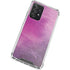 Purple Space Marble Galaxy A52 5G Clear Case
