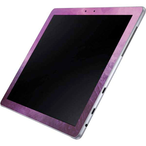 Purple Space Marble Galaxy Book 12in Skin