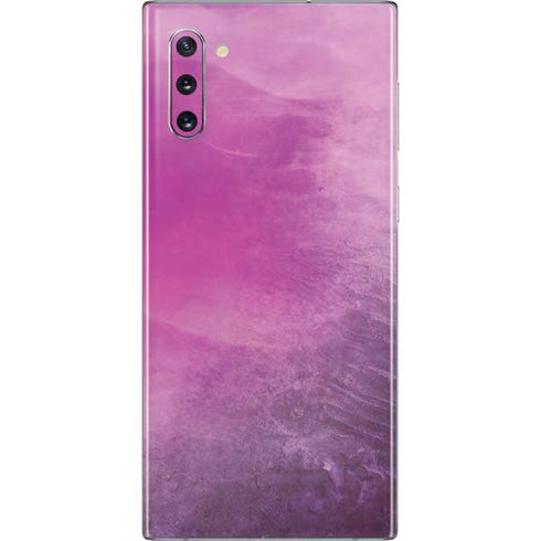 Purple Space Marble Galaxy Note 10 Skin