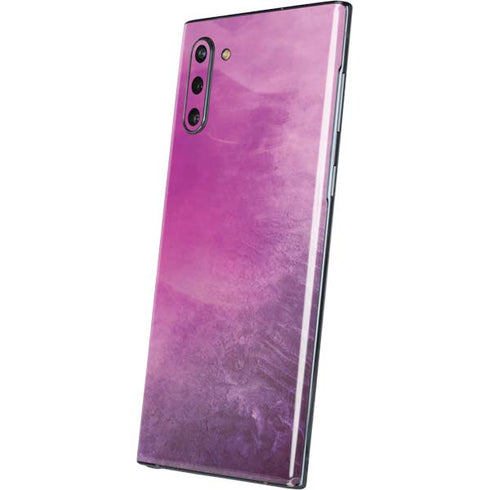 Purple Space Marble Galaxy Note 10 Skin