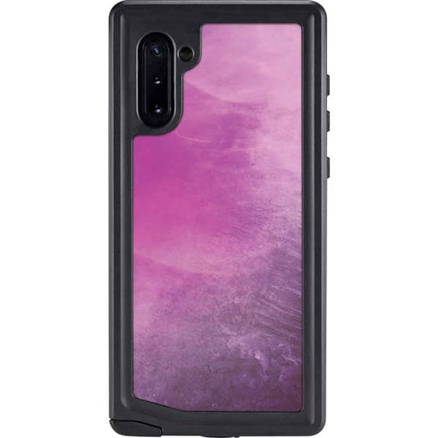 Purple Space Marble Galaxy Note 10 Waterproof Case