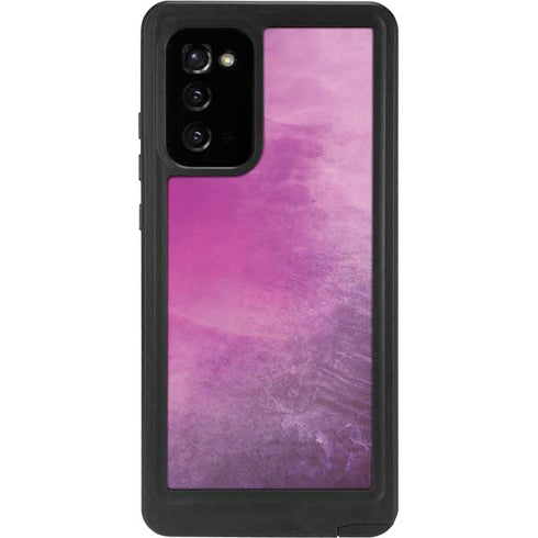 Purple Space Marble Galaxy Note20 5G Waterproof Case