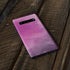 Purple Space Marble Galaxy S10 Plus Skin