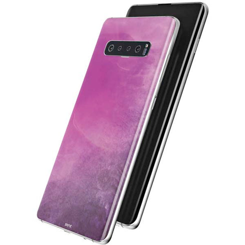 Purple Space Marble Galaxy S10 Skin