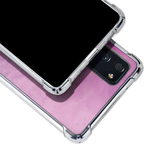 Purple Space Marble Galaxy S20 FE Clear Case