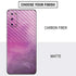 Purple Space Marble Galaxy S20 Skin