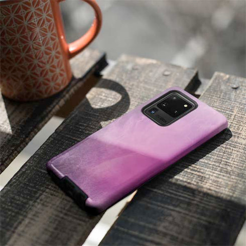 Purple Space Marble Galaxy S20 Ultra 5G Pro Case