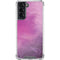 Purple Space Marble Galaxy S21 5G Clear Case