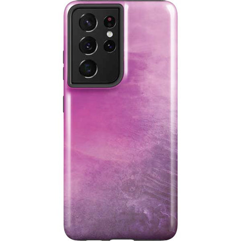 Purple Space Marble Galaxy S21 Ultra 5G Pro Case