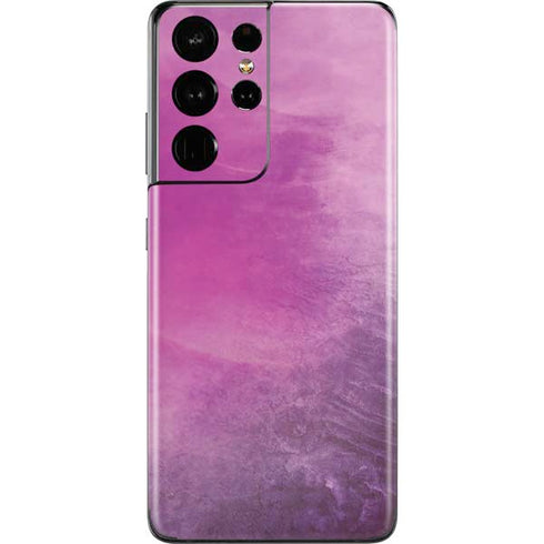 Purple Space Marble Galaxy S21 Ultra 5G Skin