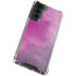 Purple Space Marble Galaxy S22 Clear Case