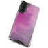 Purple Space Marble Galaxy S22 Plus Clear Case