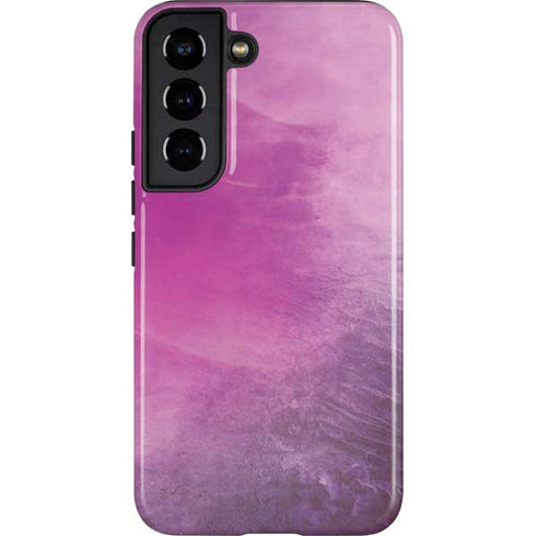 Purple Space Marble Galaxy S22 Pro Case