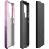Purple Space Marble Galaxy S22 Ultra Pro Case