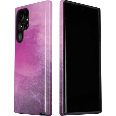 Purple Space Marble Galaxy S22 Ultra Pro Case