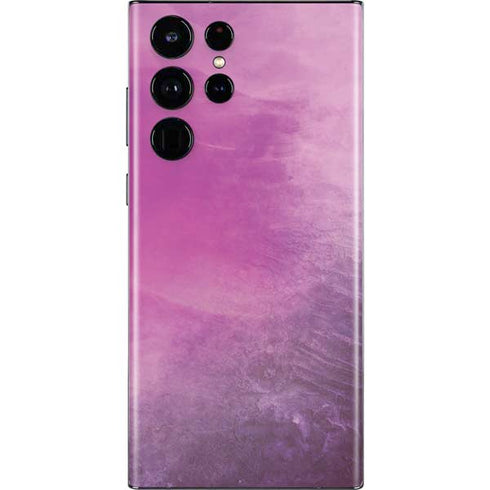Purple Space Marble Galaxy S22 Ultra Skin