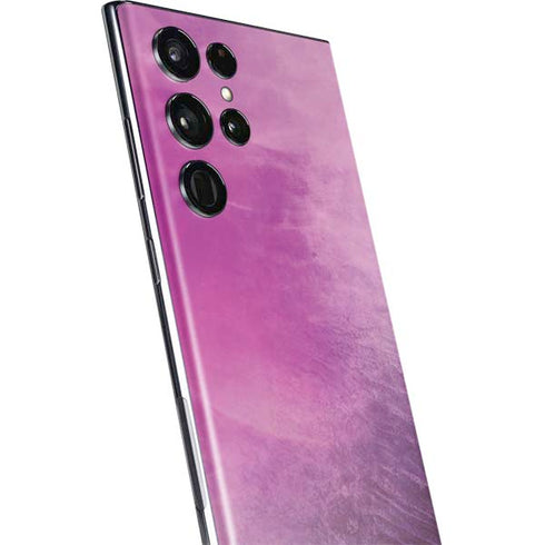 Purple Space Marble Galaxy S22 Ultra Skin