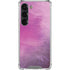 Purple Space Marble Galaxy S23 Clear Case