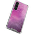 Purple Space Marble Galaxy S23 Clear Case