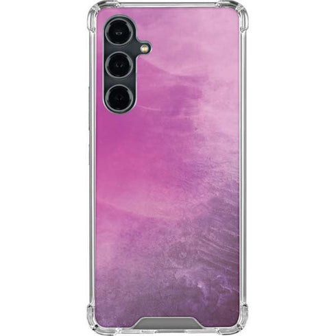 Purple Space Marble Galaxy S23 FE Clear Case