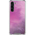 Purple Space Marble Galaxy S23 Plus Clear Case