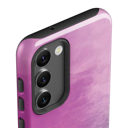 Purple Space Marble Galaxy S23 Pro Case