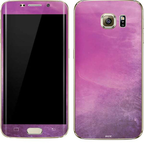 Purple Space Marble Galaxy S7 Edge Skin