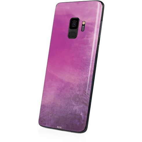 Purple Space Marble Galaxy S9 Skin