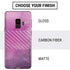 Purple Space Marble Galaxy S9 Skin